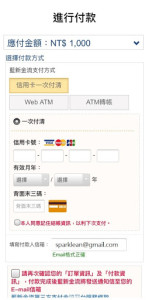 進行付款